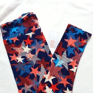 NEW LuLaRoe TC Leggings Stars Stripes
